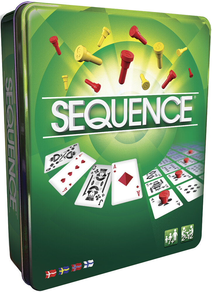 Sequence Travel Brädspel - Reseutgåva Svensk utgåva