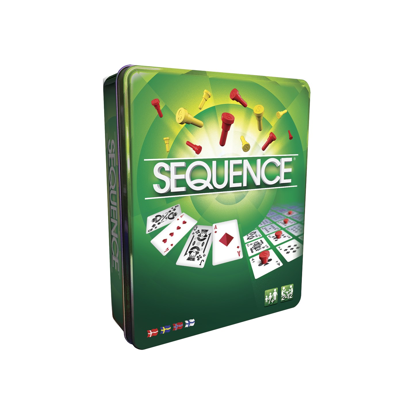 Sequence Travel Brädspel - Reseutgåva Svensk utgåva