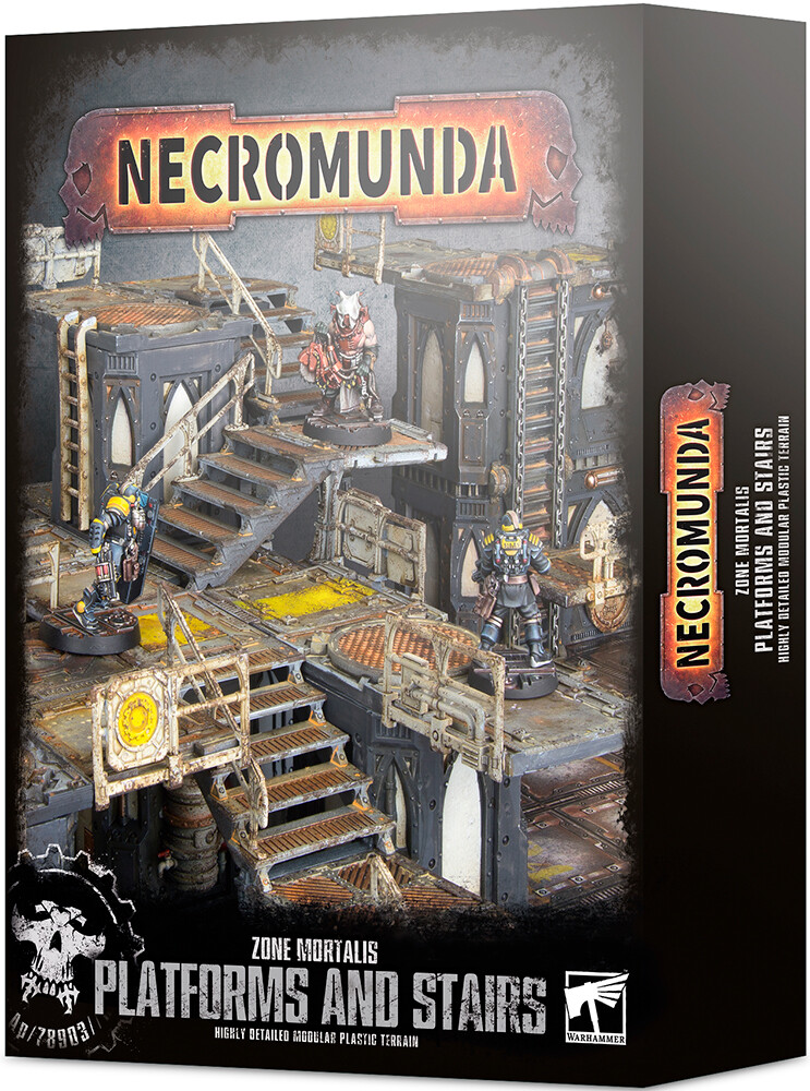 Necromunda Terrain Platforms & Stairs Zone Mortalis