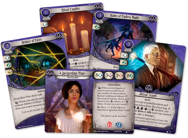 Arkham Horror TCG Jacqueline Fine Exp Investigator Starter Pack 