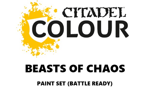 Beasts of Chaos Paint Set Battle Ready Paint Set för din armé 