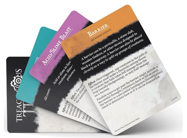 D&D Cards Random Trap Generator 