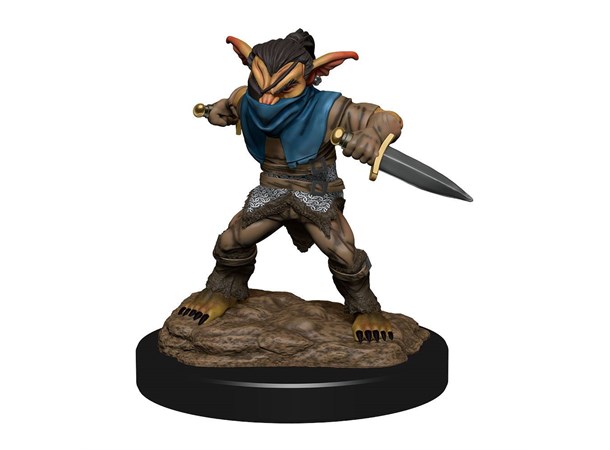 D&D Figur Nolzur Goblin Rogue/Bard Nolzur's Marvelous Miniatures - Ej målad 