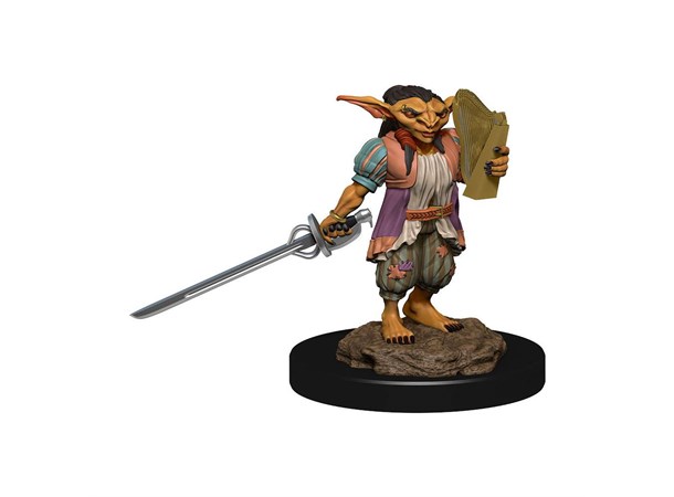 D&D Figur Nolzur Goblin Rogue/Bard Nolzur's Marvelous Miniatures - Ej målad 