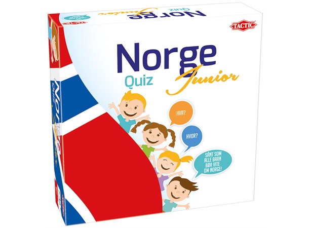 Norge Quiz Junior Brettspill Norsk utgave 