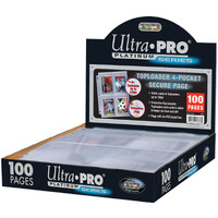 Plastficka 4 Pocket Toploader - 100 st Ultra Pro Platinum Page