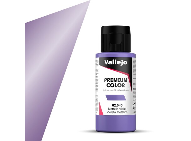 Vallejo Premium Metallic Violet 60ml Premium Airbrush Color - Metallic 