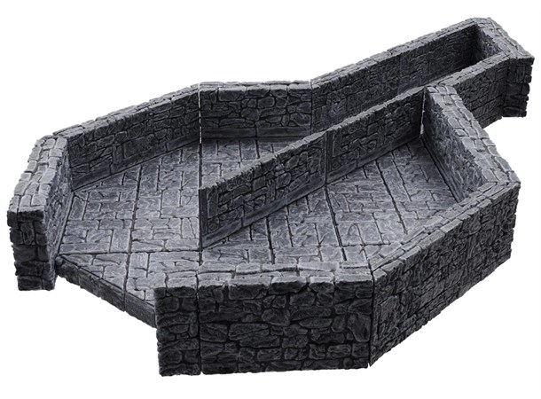 Warlock Tiles Dungeon tiles 3 - Angles Bygg din egen Dungeon i 3D! 