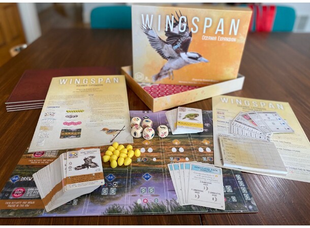 Wingspan Oceania Expansion Expansion till Wingspan 2nd Edition 