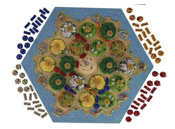 Catan 3D Brettspill - Norsk 