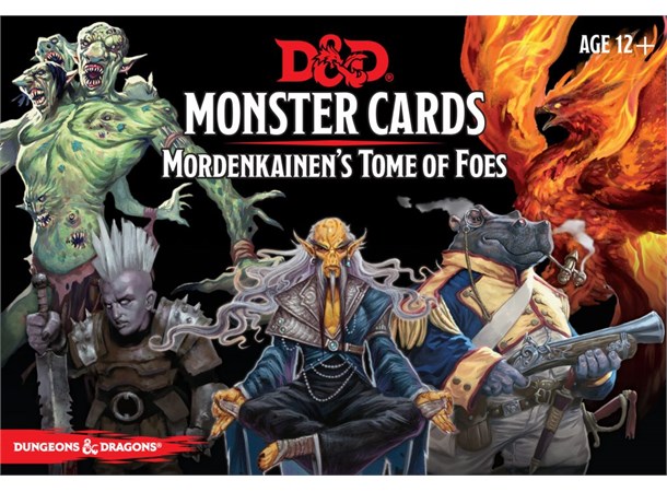 D&D Cards Monster Mordenkainen Tome Foes Dungeons & Dragons - 109 kort 