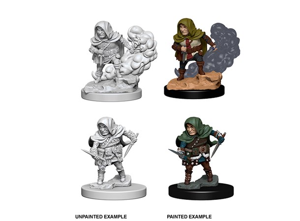 D&D Figur Nolzur Halfling Rogue Male Nolzur's Marvelous Miniatures - Ej målad 