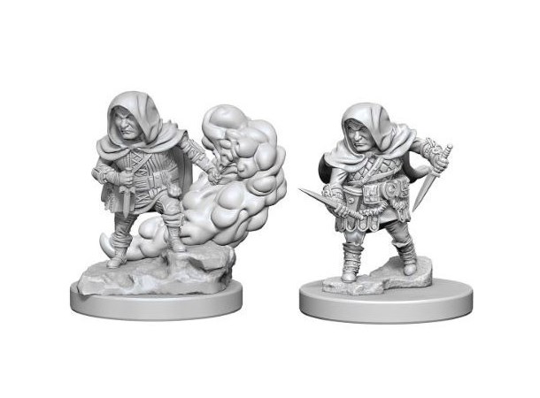 D&D Figur Nolzur Halfling Rogue Male Nolzur's Marvelous Miniatures - Ej målad 