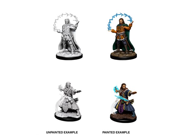 D&D Figur Nolzur Human Wizard Male Nolzur's Marvelous Miniatures - Ej målad 