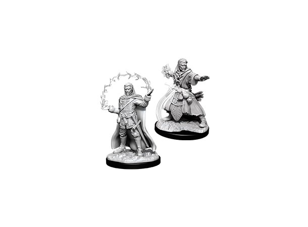 D&D Figur Nolzur Human Wizard Male Nolzur's Marvelous Miniatures - Ej målad 