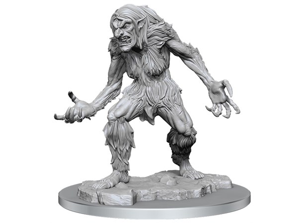 D&D Figur Nolzur Ice Troll Female Nolzur's Marvelous Miniatures - Ej målad 