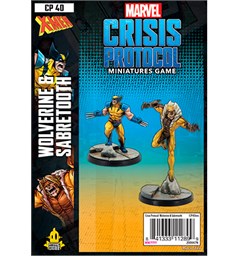 Marvel Crisis Protocol Wolverine/Saberto Expansion till Marvel Crisis Protocol