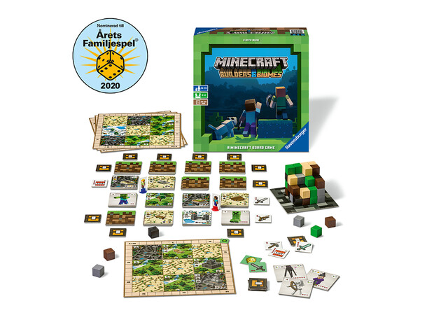 Minecraft Brädspel - Svensk Builders & Biomes 