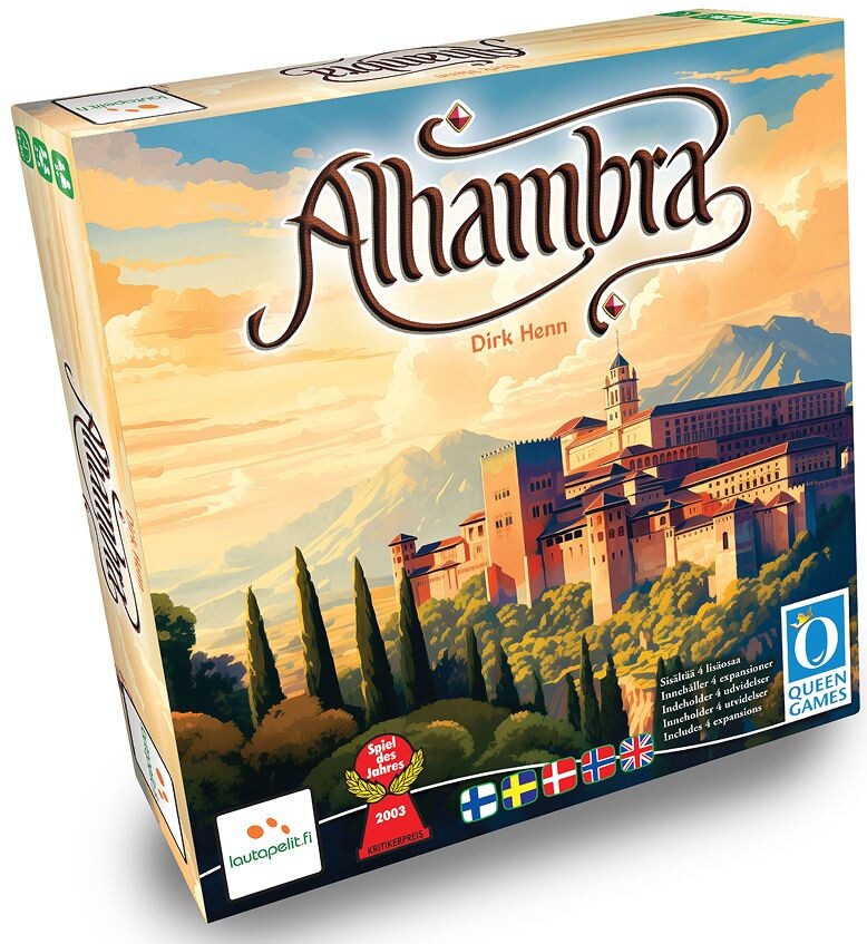 Alhambra Brädspel Svensk utgåva