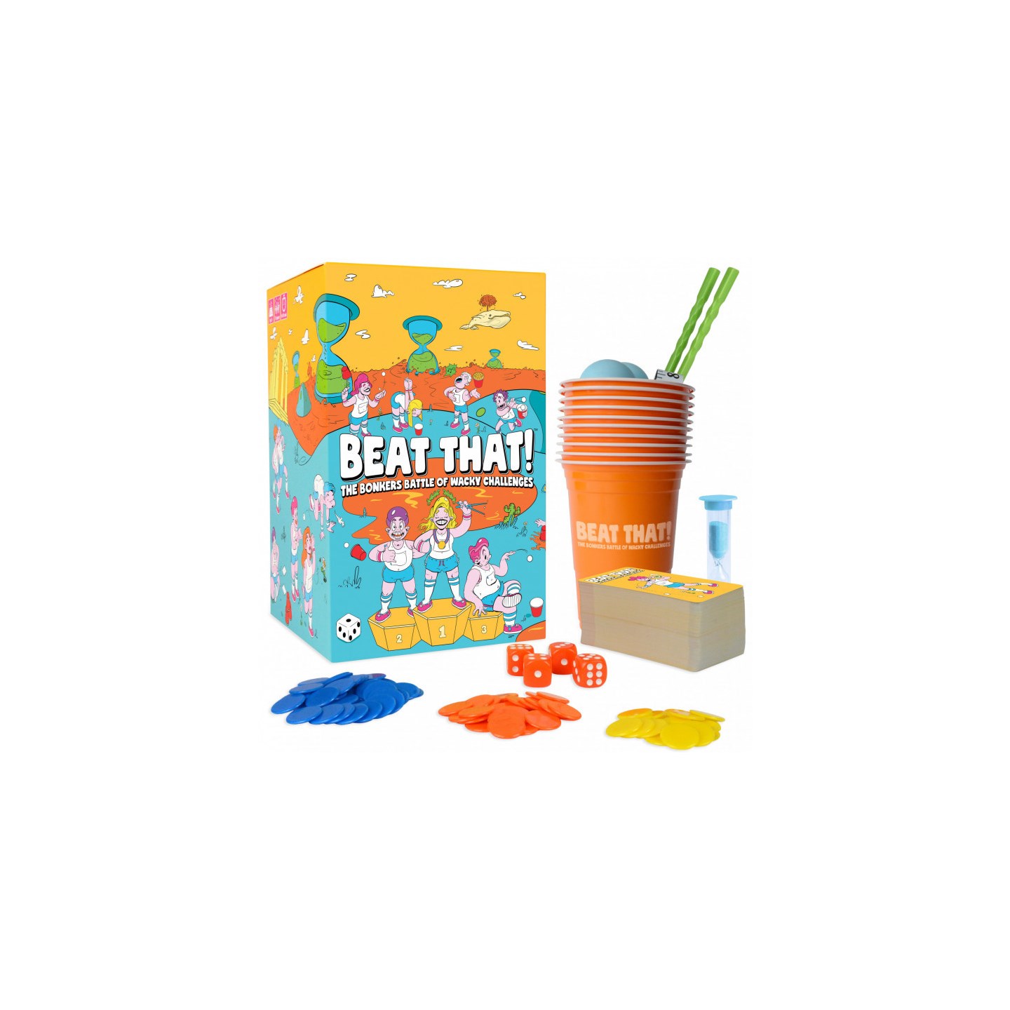 Beat That Brädspel The Bonkers Battle of Wacky Challenges