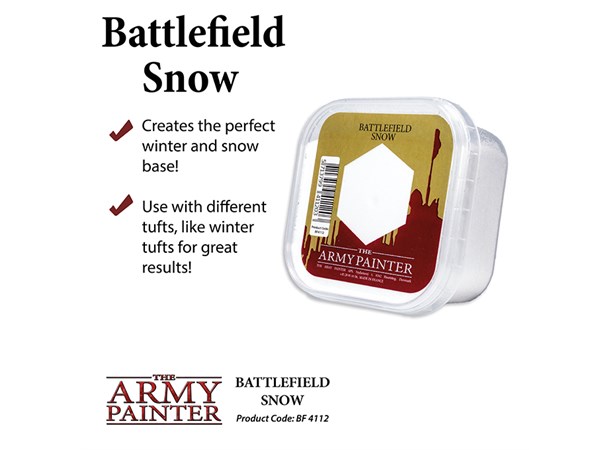 Army Painter Basing Battlefield Snow 150ml 