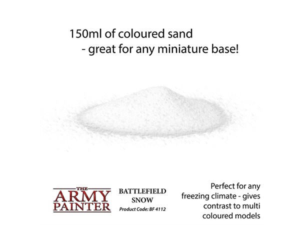 Army Painter Basing Battlefield Snow 150ml 