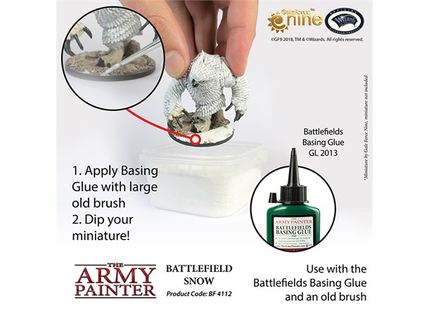 Army Painter Basing Battlefield Snow 150ml 