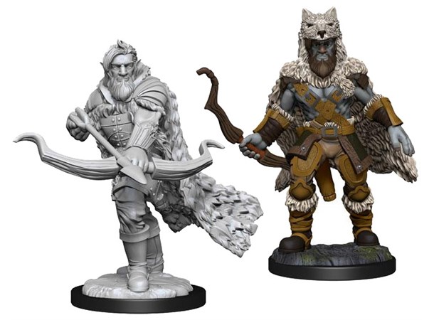 D&D Figur Nolzur Firbolg Ranger Male Nolzur's Marvelous Miniatures - Ej målad 