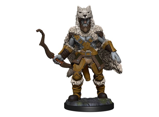 D&D Figur Nolzur Firbolg Ranger Male Nolzur's Marvelous Miniatures - Ej målad 