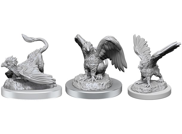 D&D Figur Nolzur Griffon Hatchlings Nolzur's Marvelous Miniatures - Ej målad 