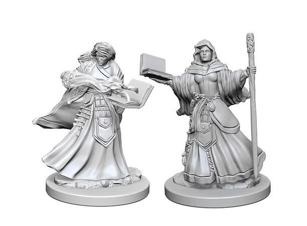D&D Figur Nolzur Human Wizard Female Nolzur's Marvelous Miniatures - Ej målad 
