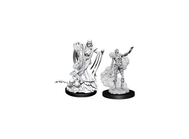 D&D Figur Nolzur Lich & Mummy Lord Nolzur's Marvelous Miniatures - Ej målad 