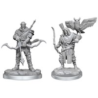 D&D Figur Nolzur Orc Ranger Male Nolzur's Marvelous Miniatures - Ej målad