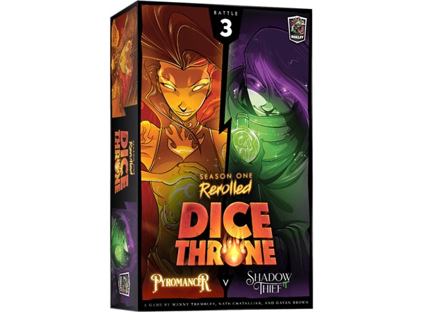 Dice Throne Season 1 ReRolled Box 3 Pyromancer vs Shadow Thief 