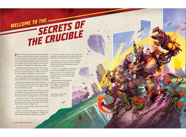 Genesys RPG Keyforge Sourcebook Secrets of the Crucible Campaign Setting 