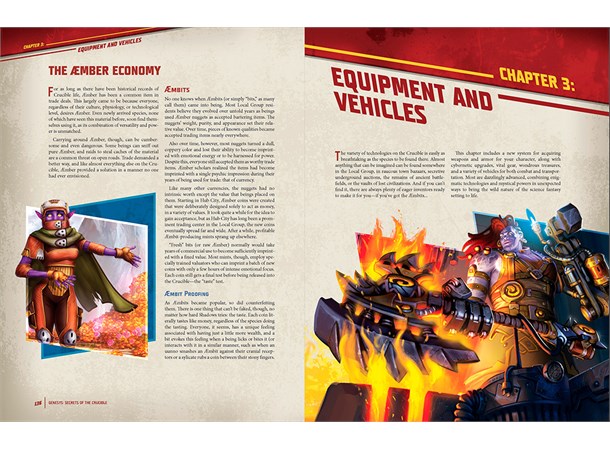 Genesys RPG Keyforge Sourcebook Secrets of the Crucible Campaign Setting 