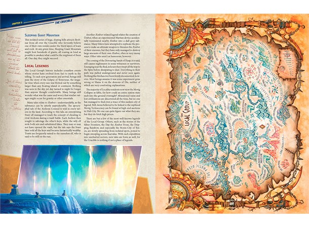 Genesys RPG Keyforge Sourcebook Secrets of the Crucible Campaign Setting 
