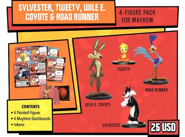 Looney Tunes Mayhem 4-Figure Pack Expansion till Looney Tunes Mayhem 