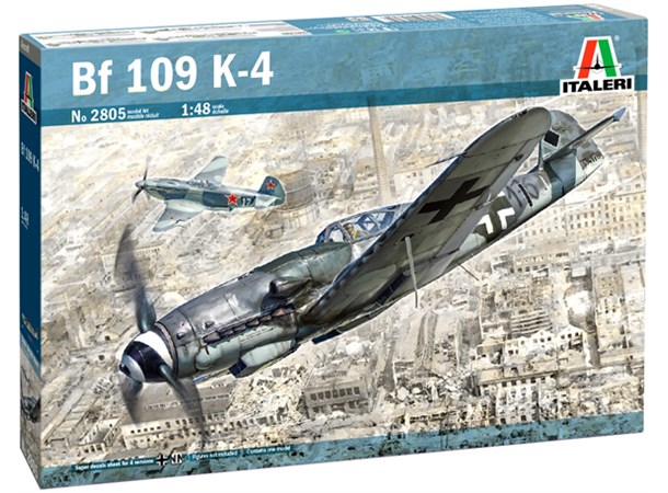Messerschmitt Bf 109 K-4 Italeri 1:48 Byggsats 