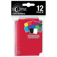 Plast Card Dividers Eclipse Multi x12 12 kortavdelare för Deck Boxer och Cases
