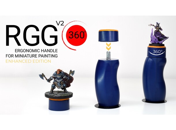 RGG 360 v2 Ergonomisk Miniatyr Holder Painting Handle Redgrass 