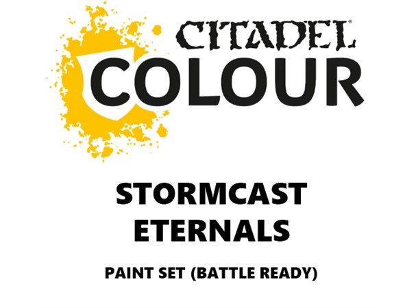Stormcast Eternals Paint Set Battle Ready Paint Set för din armé 