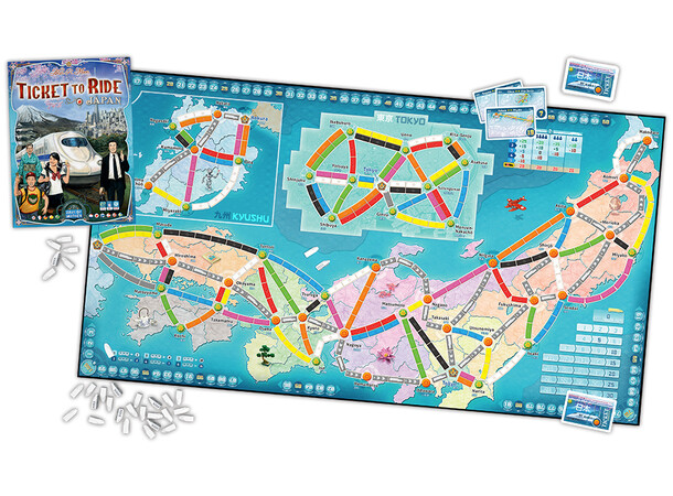 Ticket To Ride Map Coll 7 Japan/Italy Map Collection 7 - Expansion/Expansion 