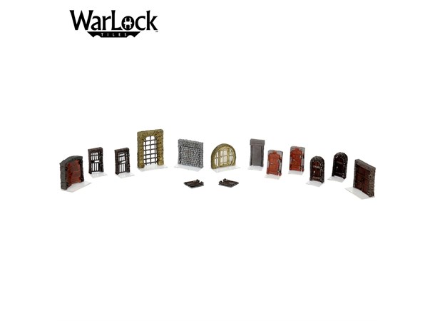 Warlock Tiles Doors & Archways Bygg din egen Dungeon i 3D! 