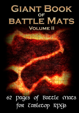 Book of BattleMats GIANT VOL.2  62 sidor Spiralbunden - 2,5 cm rutnät