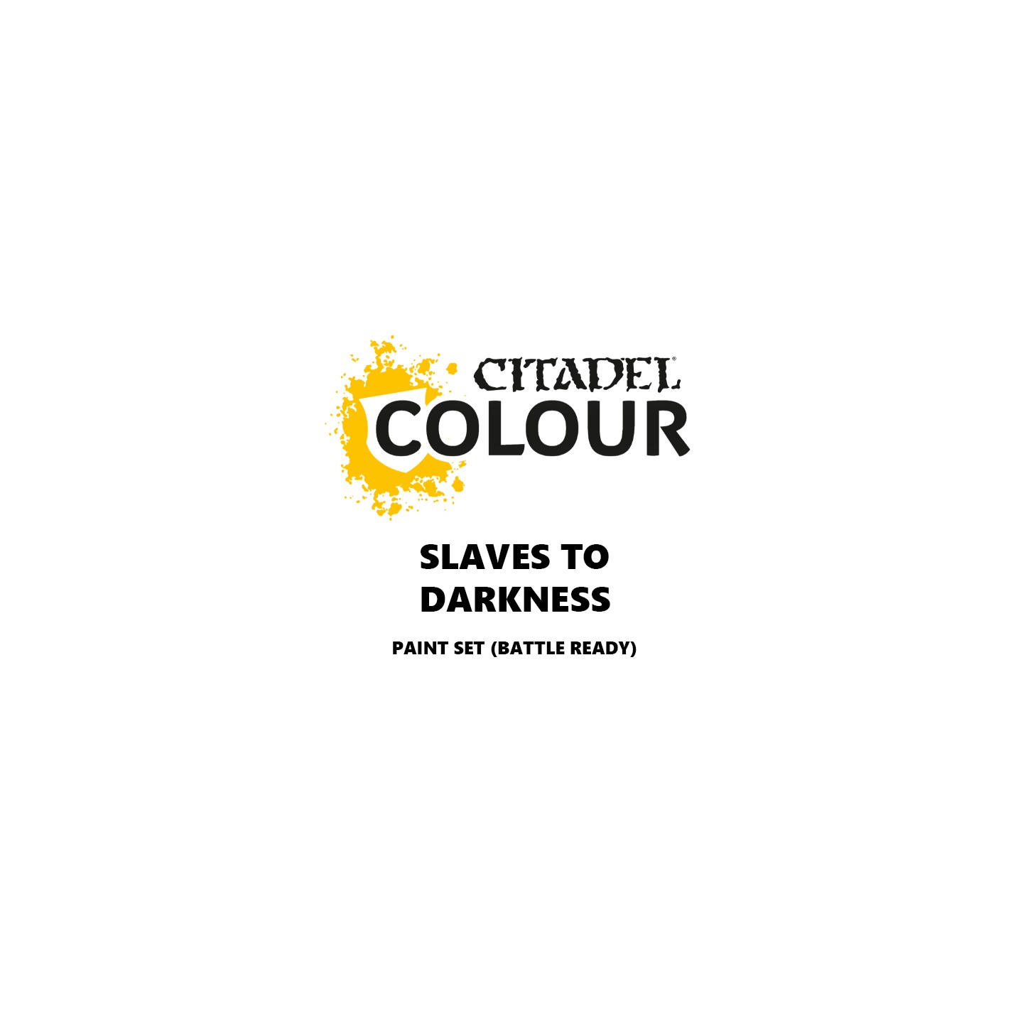 Slaves to Darkness Paint Set Battle Ready Paint Set för din armé