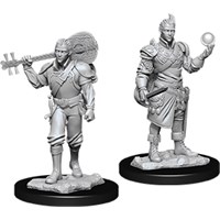 D&D Figur Nolzur Half-Elf Bard Male Nolzur's Marvelous Miniatures - Ej målad