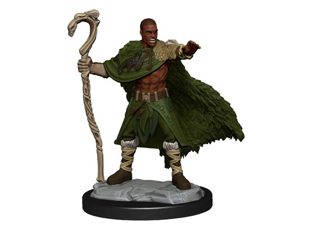 D&D Figur Nolzur Human Druid Male Nolzur's Marvelous Miniatures - Ej målad 