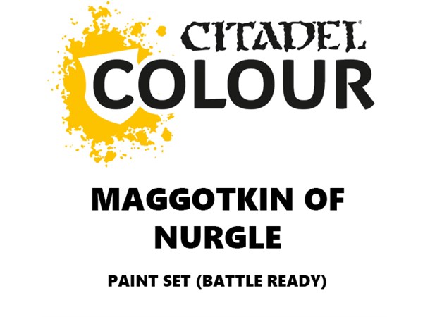 Maggotkin of Nurgle Paint Set Battle Ready Paint Set för din armé 
