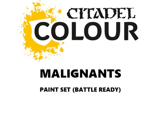 Malignants Paint Set Battle Ready Paint Set för din armé 